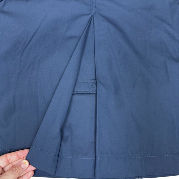 NWT Women's LANDS' END Short Peacoat Trench Jacket Navy | Size 2-4 - Picture 6 of 10